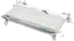 Sensillo Baby Bedbumper - Bedomrander - Anti Stootrand Ledikant - Bed Zijbeschermers - 180x30cm - Grijze Wolkjes 14 Sensillo Baby Bedbumper - Bedomrander - Anti Stootrand Ledikant - Bed Zijbeschermers - 180x30cm - Grijze Wolkjes -Happy Horse Winkel 1200x668