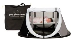 AeroMoov Instant Travel Cot Reisbed - Grey Rock