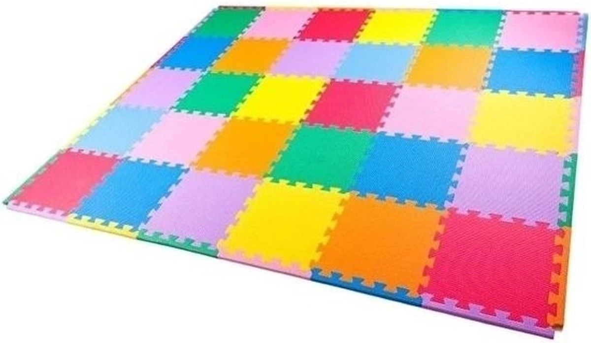 Benson 9 Stuks Zwarte Puzzel Vloertegels Foam 30 X 30 Cm - Puzzel Speelmat - Baby/peuter Speelgoed Matten 6 Benson 9 Stuks Zwarte Puzzel Vloertegels Foam 30 X 30 Cm - Puzzel Speelmat - Baby/peuter Speelgoed Matten - Afbeelding 4