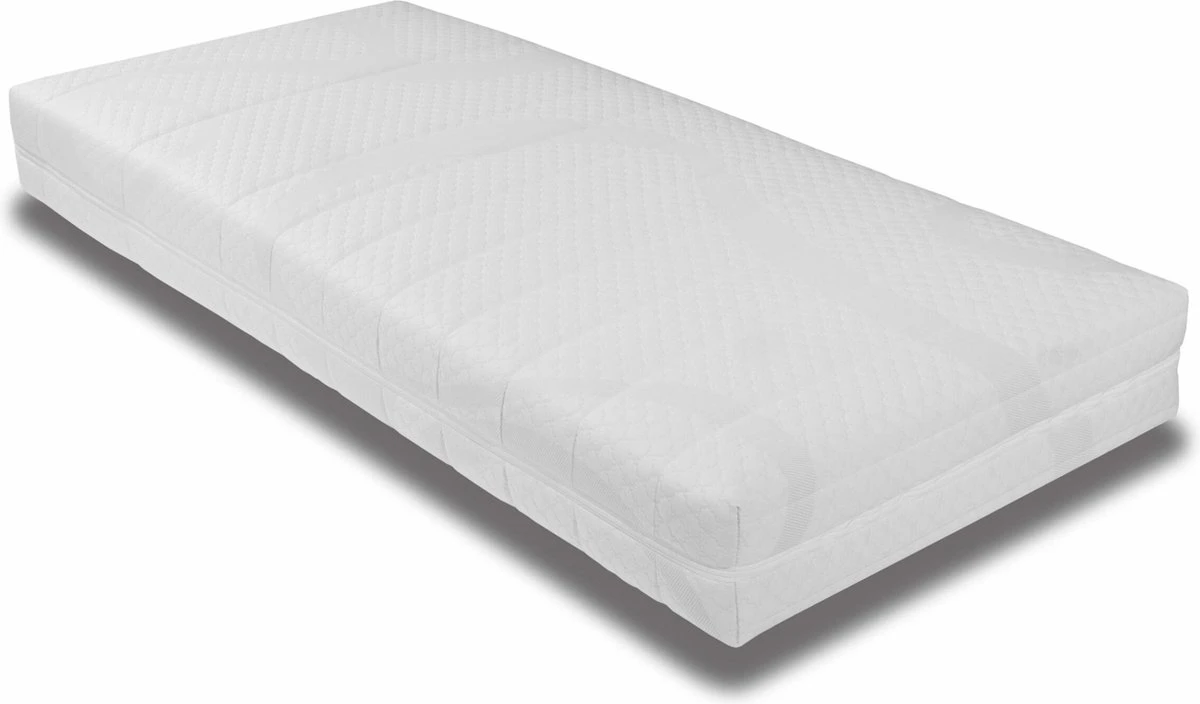 Ledikant Matras 60x120 X10 Cm Koudschuim Hybrid Matras Met Anti-allergische Wasbare Hoes / Tijk Met Rits 3 Ledikant Matras 60x120 X10 Cm Koudschuim Hybrid Matras Met Anti-allergische Wasbare Hoes / Tijk Met Rits
