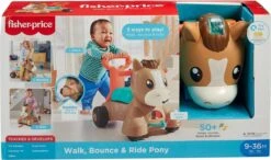 Fisher Price Fisher-Price Pony Loopvriendje - Looptrainer Baby - Bruin - Groen -Happy Horse Winkel 1200x707