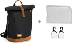 Fillikid Luiertas Rugzak - Met Verschoonmatje - Multifunctioneel - Zwart 21 Fillikid Luiertas Rugzak - Met Verschoonmatje - Multifunctioneel - Zwart -Happy Horse Winkel 1200x722