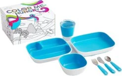 Munchkin Color Me Hungry Blue - 7 Delige Eetset