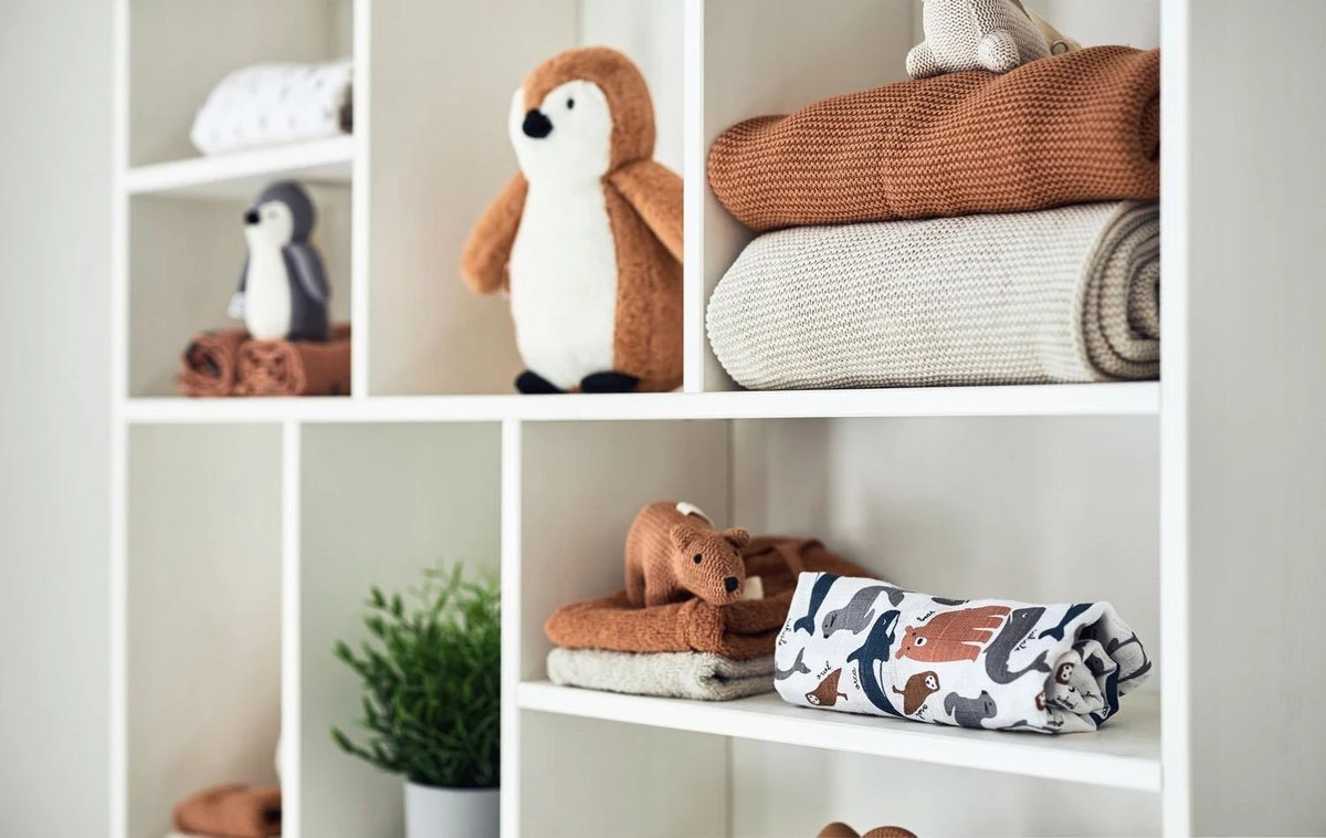 Jollein Baby Deken Wieg 75x100cm Basic Knit - Caramel 8 Jollein Baby Deken Wieg 75x100cm Basic Knit - Caramel - Afbeelding 6