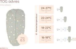 Puckababy Inbakerslaapzak Original Mini - 3-6 Maanden - Cotton - Eclipse Clay -Happy Horse Winkel 1200x777 8