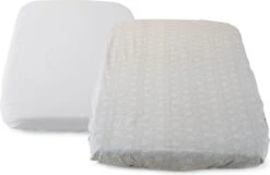 Chicco - Next2Me - Hoeslaken Voor Wieg - 2 Stuks - Grijs