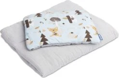 Sensillo Baby Dekbed En Kussen - Cadeau Set - Katoen - Blauw -Happy Horse Winkel 1200x786