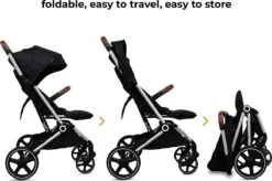 Deryan Luxe XP Buggy XL - Compact Lichtgewicht - Zwart - Aluminium Frame -Happy Horse Winkel 1200x795 6