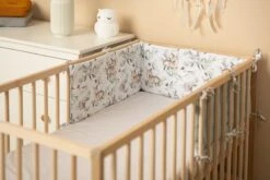 Sensillo Baby Bedbumper - Bedomrander - Anti Stootrand Ledikant - Bed Zijbeschermers - 180x30cm - Wafel Mint Hertjes -Happy Horse Winkel 1200x800 109