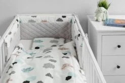 Sensillo Baby Bedbumper - Bedomrander - Anti Stootrand Ledikant - Bed Zijbeschermers - 180x30cm - Grijze Wolkjes 11 Sensillo Baby Bedbumper - Bedomrander - Anti Stootrand Ledikant - Bed Zijbeschermers - 180x30cm - Grijze Wolkjes -Happy Horse Winkel 1200x800 124