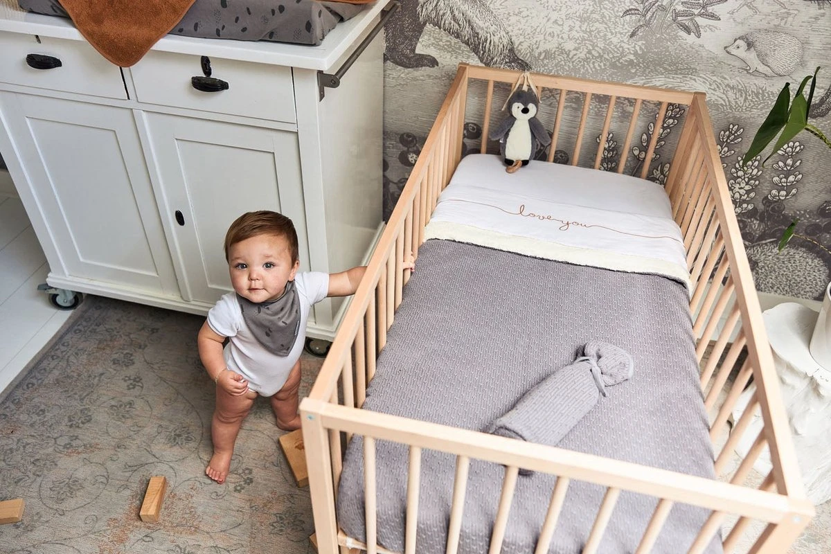 Jollein Baby Deken Wieg 75x100cm Teddy Bliss Knit - Nougat 12 Jollein Baby Deken Wieg 75x100cm Teddy Bliss Knit - Nougat - Afbeelding 10