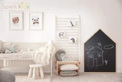 Atmosphera Krijtbord Huis - Kinderkamer Decoratie - H 116,2 CM