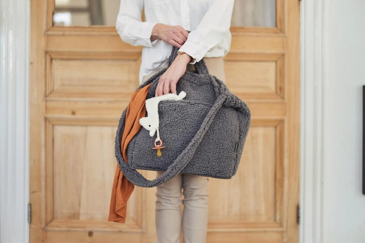 Jollein Luiertas Teddy - Storm Grey 9 Jollein Luiertas Teddy - Storm Grey - Afbeelding 7