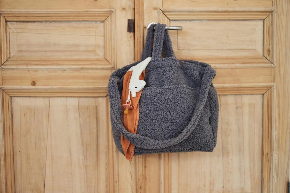 Jollein Luiertas Teddy - Storm Grey 11 Jollein Luiertas Teddy - Storm Grey - Afbeelding 9