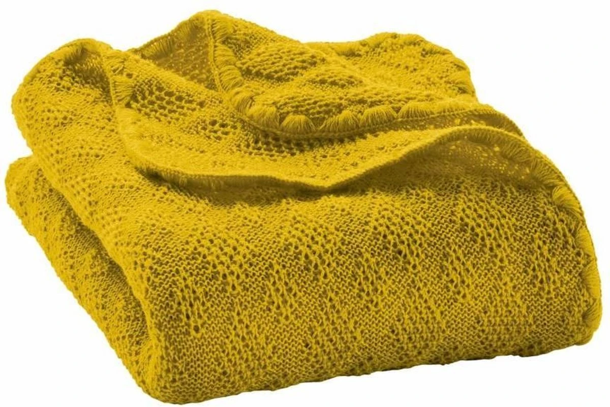 Disana Wollen Babydeken - Curry 3 Disana Wollen Babydeken - Curry