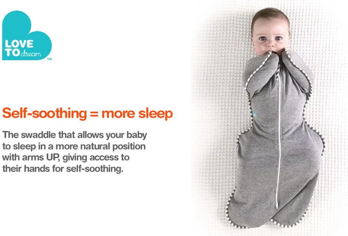 Love To Dream™ Babyslaapzak Swaddle Up™ - Inbakeren - Baby 3-6 Maanden - 6-8.5 Kg - All Season - Grijs 8 Love To Dream™ Babyslaapzak Swaddle Up™ - Inbakeren - Baby 3-6 Maanden - 6-8.5 Kg - All Season - Grijs - Afbeelding 6