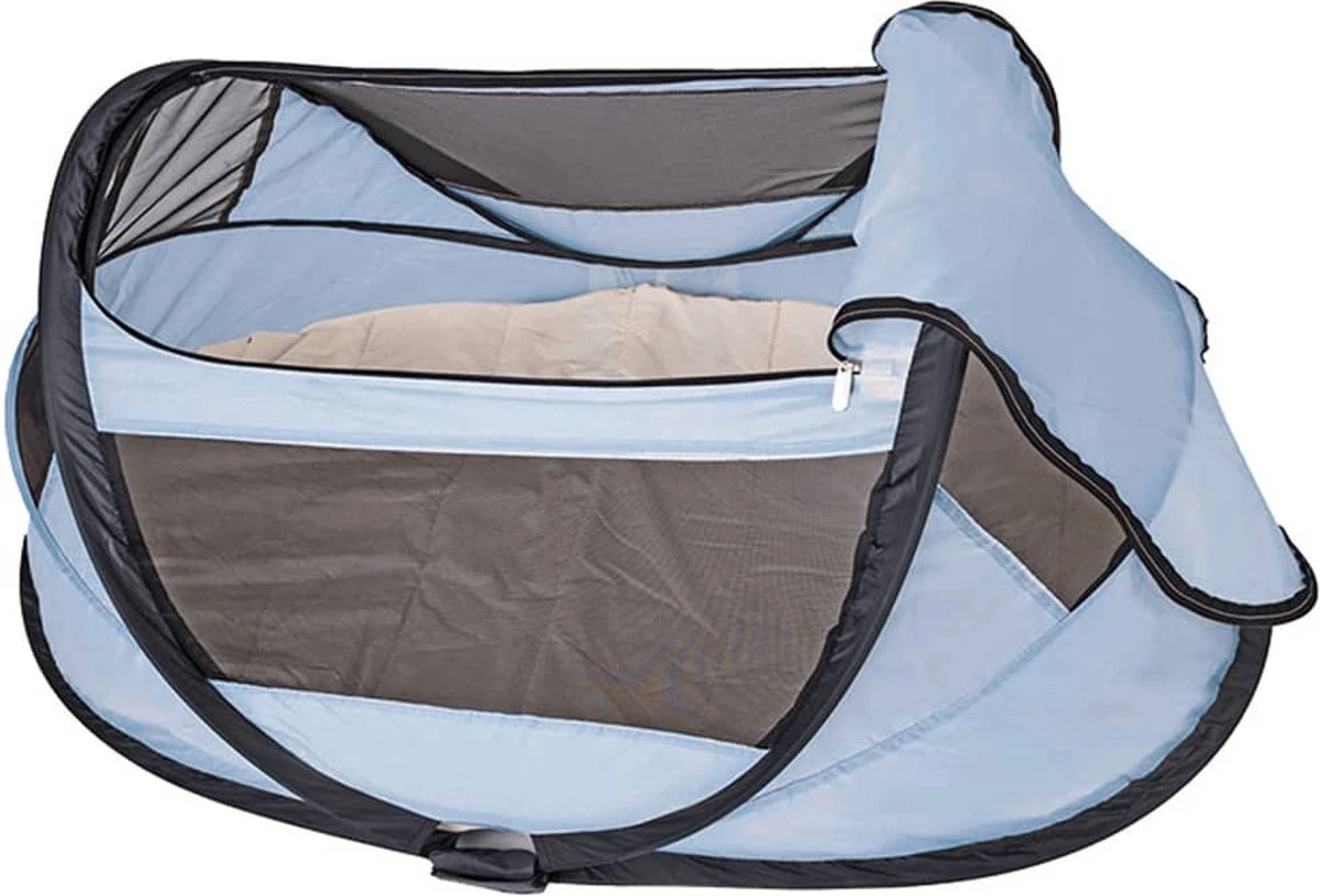 Deryan BabyBox Campingbedje - Baby Tentje - Blue 10 Deryan BabyBox Campingbedje - Baby Tentje - Blue - Afbeelding 8