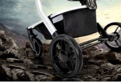 Merkloos BrightWise Luxe Kinderwagen 3 In 1 Voldoet Aan Alle Europese Veiligheidscertificaten - Wandelwagen - Kinderwagen 3-in-1 Incl Autostoel - Kinderwagen Maxi Cosi – Buggy 3 In 1 - Newborn - Leer - Grijs -Happy Horse Winkel 1200x817 1