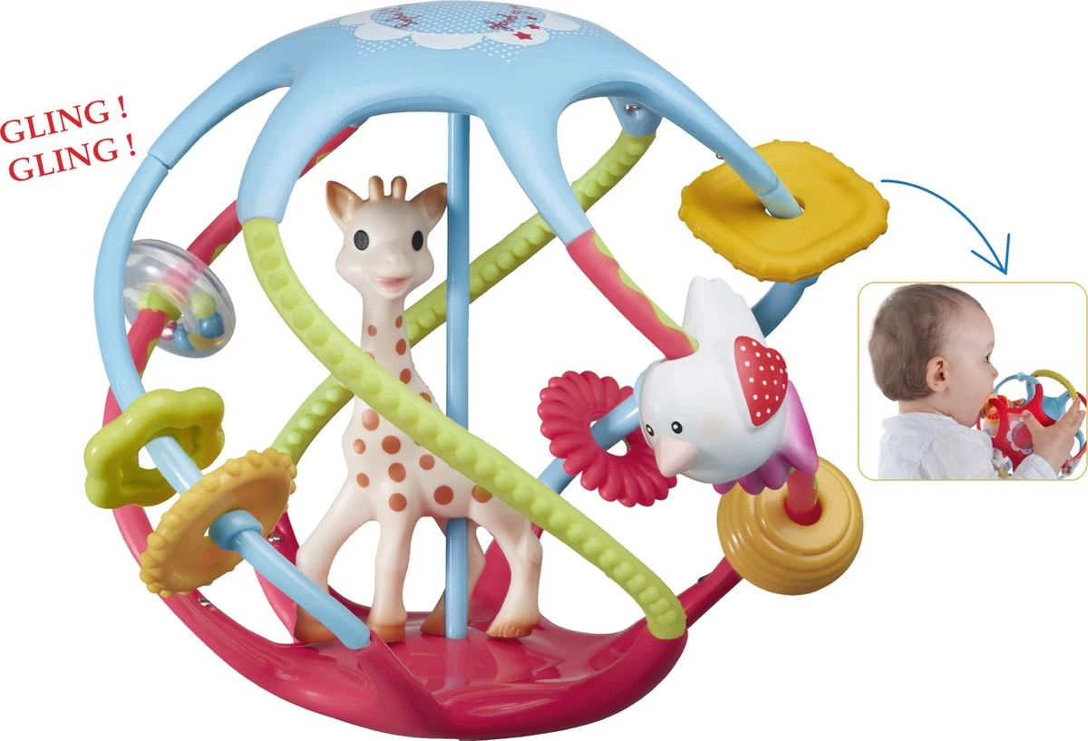 Sophie De Giraf - Speelbal - Twistin Ball 4 Sophie De Giraf - Speelbal - Twistin Ball - Afbeelding 2