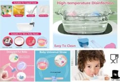 Bob Online ™ – Blauw Beer – Melkpoeder Doseerdoosje + Rietje – BPA-vrij – Melkpoeder Toren Blauw – Melkpoedertoren – Milk Powder Tower – Milk Powder Dispenser – Bewaar Bakjes – Reisbox – Bewaardoosje – Herbruikbaar Rietje – Baby Training Straw -Happy Horse Winkel 1200x824 1