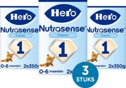 Hero Nutrasense Zuigelingenvoeding Classic 1 (0-6 Maanden) - Flesvoeding - Met Melkvet - Palmolie Vrij - 3 X 700gr (Voorheen Hero Baby Classic 1) 9 Hero Nutrasense Zuigelingenvoeding Classic 1 (0-6 Maanden) - Flesvoeding - Met Melkvet - Palmolie Vrij - 3 X 700gr (Voorheen Hero Baby Classic 1) -Happy Horse Winkel 1200x840