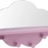 Merkloos Roze Kapstok Met Spiegel Wolk Vorm 39 Cm Kinderkamer Accessoires - Babykamer/kinderkamer Accessoires - Spiegels - Kapstokken - Wolken Kapstok/spiegel 2-in-1 -Happy Horse Winkel 1200x849 1