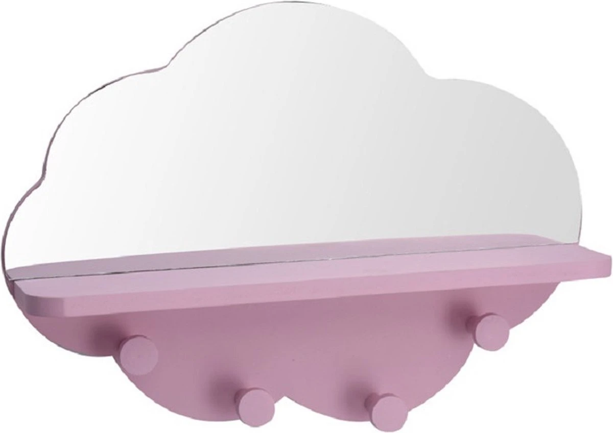 Merkloos Roze Kapstok Met Spiegel Wolk Vorm 39 Cm Kinderkamer Accessoires - Babykamer/kinderkamer Accessoires - Spiegels - Kapstokken - Wolken Kapstok/spiegel 2-in-1 2 Merkloos Roze Kapstok Met Spiegel Wolk Vorm 39 Cm Kinderkamer Accessoires - Babykamer/kinderkamer Accessoires - Spiegels - Kapstokken - Wolken Kapstok/spiegel 2-in-1