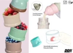 Merkloos Roze Beer - Melkpoeder Doseerdoosje - Baby Melkpoedertoren - Poedertoren - Melkpoeder Toren - Babypoeder Bewaarbakje - Reisbox - Melkpoeder Dispenser - Melkpoeder Toren Baby - Baby Milk Powder Tower - Milk Powder Dispenser – PBA Vrij -Happy Horse Winkel 1200x870