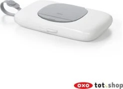 OXO Tot Doekjesverdeler Voor Onderweg - Billendoekjesdoos - Billendoekjes Houder -Wipe Box -Wit-Grey -Happy Horse Winkel 1200x876