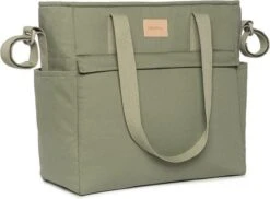 Nobodinoz Baby On The Go Luiertas Olive Green -Happy Horse Winkel 1200x883 1