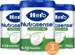 Hero Baby Nutrasense Comfort+ 2 (6+ Maanden) - Flesvoeding - 3 Stuks -Happy Horse Winkel 1200x886