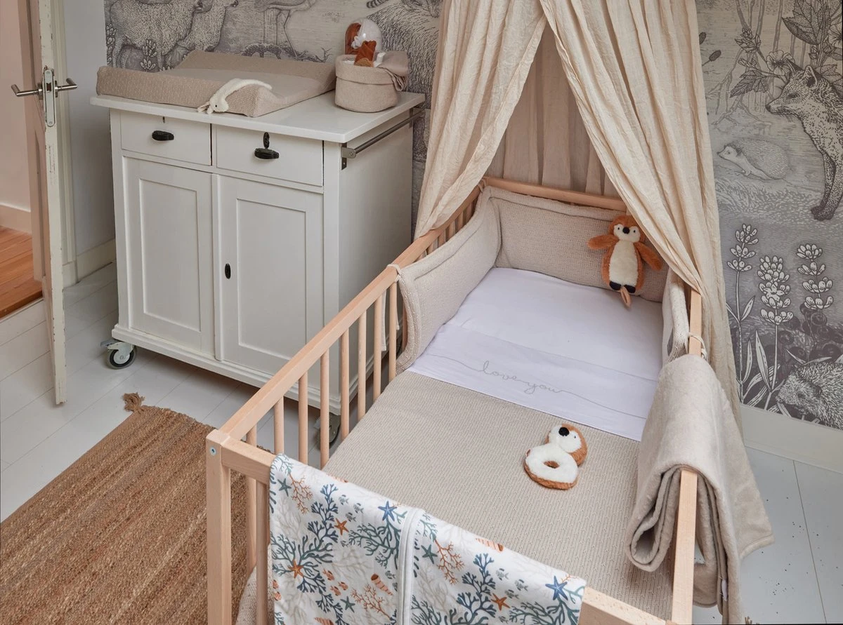 Jollein Bedomrander Bliss Knit 180x35cm - Nougat 7 Jollein Bedomrander Bliss Knit 180x35cm - Nougat - Afbeelding 5