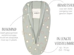 Puckababy Inbakerslaapzak Original Mini - 3-6 Maanden - Cotton - Eclipse Clay -Happy Horse Winkel 1200x895 2