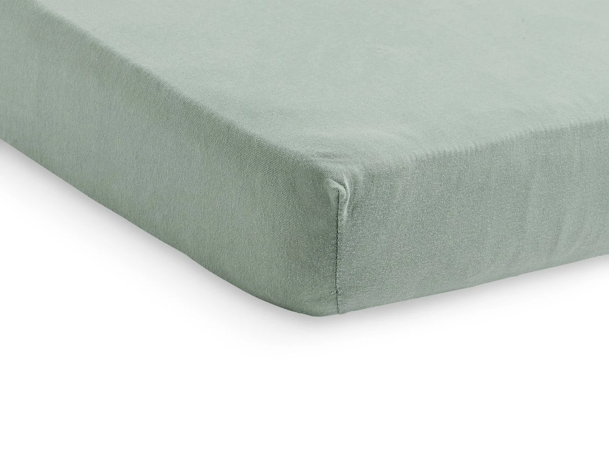 Jollein Baby Hoeslaken Boxmatras Jersey 75x95cm - Ash Green - 2 Stuks 10 Jollein Baby Hoeslaken Boxmatras Jersey 75x95cm - Ash Green - 2 Stuks - Afbeelding 8