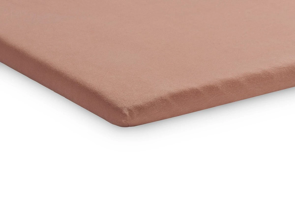 Jollein Baby Hoeslaken Boxmatras Jersey 75x95cm - Rosewood 5 Jollein Baby Hoeslaken Boxmatras Jersey 75x95cm - Rosewood - Afbeelding 3