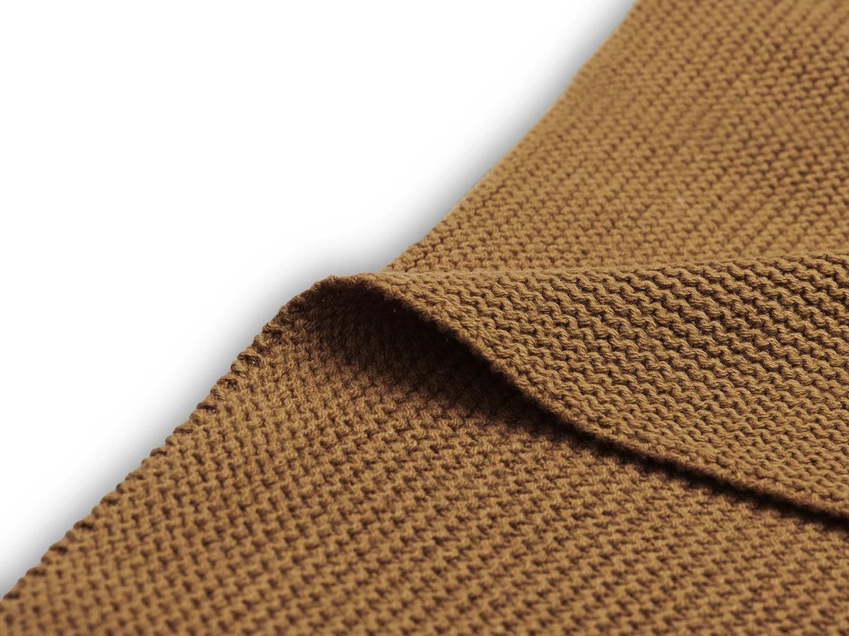 Jollein Baby Deken Wieg 75x100cm Basic Knit - Caramel 17 Jollein Baby Deken Wieg 75x100cm Basic Knit - Caramel - Afbeelding 15