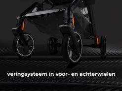 Deryan Luxe XP Buggy XL - Compact Lichtgewicht - Zwart - Aluminium Frame -Happy Horse Winkel 1200x900 75
