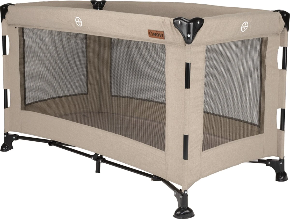 Reisbed Novi Baby® Nora Luxe Sand/Black 9 Reisbed Novi Baby® Nora Luxe Sand/Black - Afbeelding 7