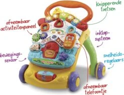 VTech 2 In 1 Baby Walker - Educatief Babyspeelgoed - Loopwagen Met Licht -Happy Horse Winkel 1200x922
