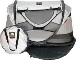 Deryan Shane Luxe 2023 Campingbedje - Baby Tent - Anti-UV 50+ - Peuterbed - Silver 21 Deryan Shane Luxe 2023 Campingbedje - Baby Tent - Anti-UV 50+ - Peuterbed - Silver -Happy Horse Winkel 1200x945 5