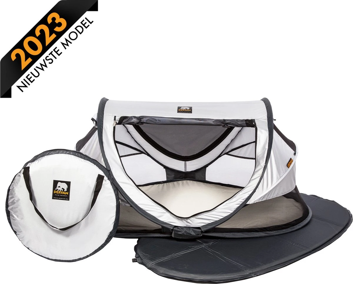 Deryan Peuter Luxe Campingbedje – Inclusief Zelfopblaasbare Matras - Silver 3 Deryan Peuter Luxe Campingbedje – Inclusief Zelfopblaasbare Matras - Silver