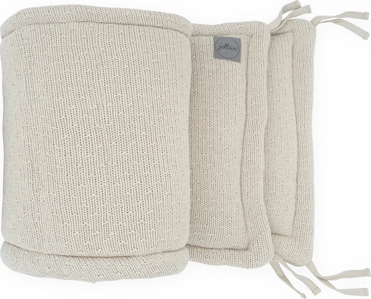 Jollein Bedomrander Bliss Knit 180x35cm - Nougat 14 Jollein Bedomrander Bliss Knit 180x35cm - Nougat - Afbeelding 12