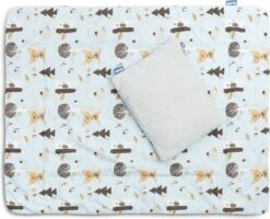 Sensillo Baby Dekbed En Kussen - Cadeau Set - Katoen - Blauw -Happy Horse Winkel 1200x973 1