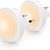 Aigostar 10BA4 - 2 Stuks LED Nachtlampje Stopcontact - Dimbare Nachtlampjes Met Sensor - Nacht Lamp - Kinderen & Baby - Wit -Happy Horse Winkel 1200x984 2