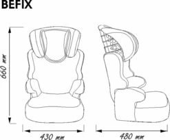 Disney - Autostoel Befix - Goed Getest ANWB - Groep 2/3 - Van 15 Tot 36 KG - Nieuwste Disney PRINSES Design - Zwart, Roze -Happy Horse Winkel 1200x993 2