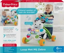 Fisher Price Fisher-Price Loop Met Mij Zebra - Looptrainer -Happy Horse Winkel 1200x997 1