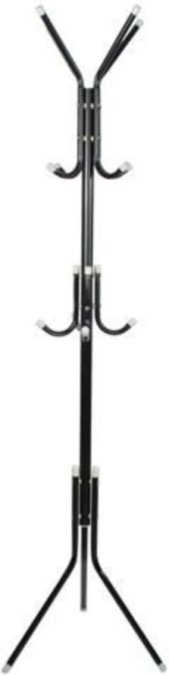 Kapstok Met 12 Haken - Metaal - Zwart - Hoogte 175cm -Happy Horse Winkel 301x1200