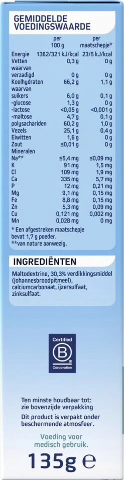 Nutrilon Nutriton – Bij Spugen Toe Te Voegen Aan Borst- En Flesvoeding – 135g 12 Nutrilon Nutriton – Bij Spugen Toe Te Voegen Aan Borst- En Flesvoeding – 135g -Happy Horse Winkel 310x1200