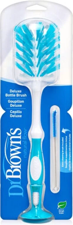 Dr. Brown's - Flessenborstel De Luxe - Inclusief Mini Borstel - Blauw 16 Dr. Brown's - Flessenborstel De Luxe - Inclusief Mini Borstel - Blauw -Happy Horse Winkel 394x1200