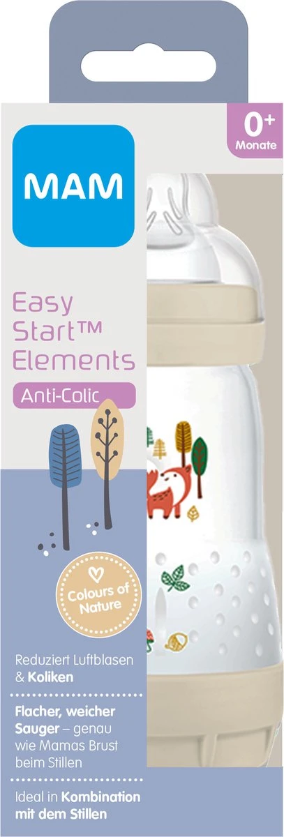 Mam - Elements - Zuigfles - 260ML - (Unisex) 4 Mam - Elements - Zuigfles - 260ML - (Unisex) - Afbeelding 2